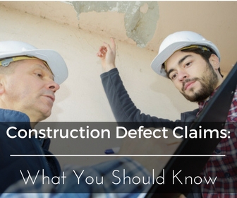 Construction Defect Claims