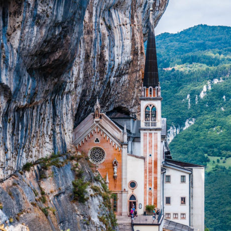 The Sanctuary of Madonna della Corona in Northern Italy Draws Visitors From Around the World