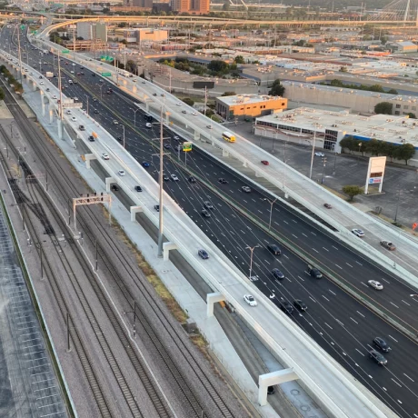 The Texas entry in the American Association of State Highway and Transportation Officials (AASHTO) awards competition is Lowest Stemmons Project in Dallas.
