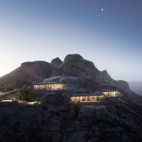 Desert Rock – Integrating Architecture And Nature Into The Stunning Mountain Landscape Of Saudi Arabia