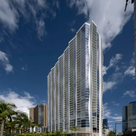 Jeanne Gang’s Chicago-based Architectural Firm) Completes Residential Tower in Honolulu Called Kō’ula.